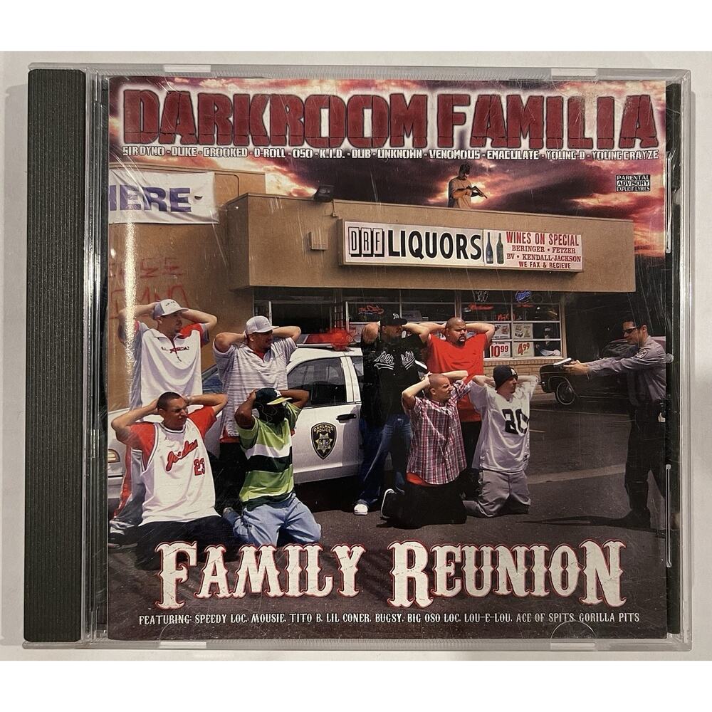 Rare Darkroom Familia ‎– Family Reunion Norteno Bay Area Rap 2005 Preowned